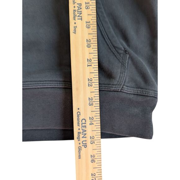 Nike Swoosh Sweatshirt Hoodie Mens XS Black Sportswear Pullover - Picture 5 of 9